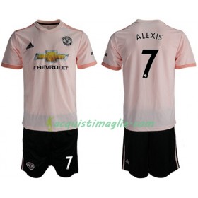 Divisa di Calcio Manchester United Alexis 7 Bambino Trasferta 2018/2019
